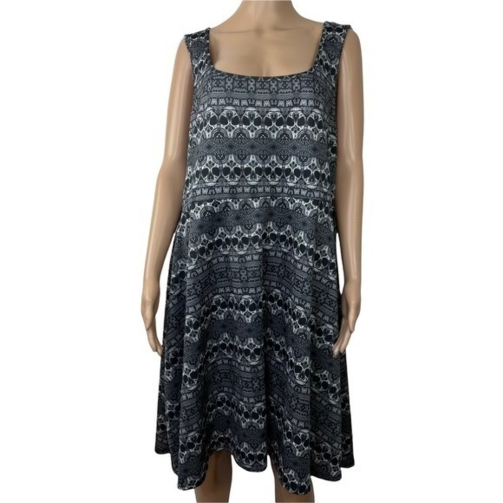 Torrid Skull Gray Women Sleeveless Dress Sz 3 /M
